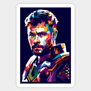 Chris Hemsworth Pop Art Magnet